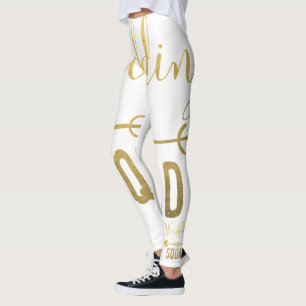Leggings Guêtres de peloton de mariage