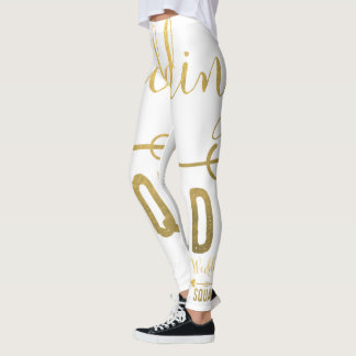 Leggings Guêtres de peloton de mariage