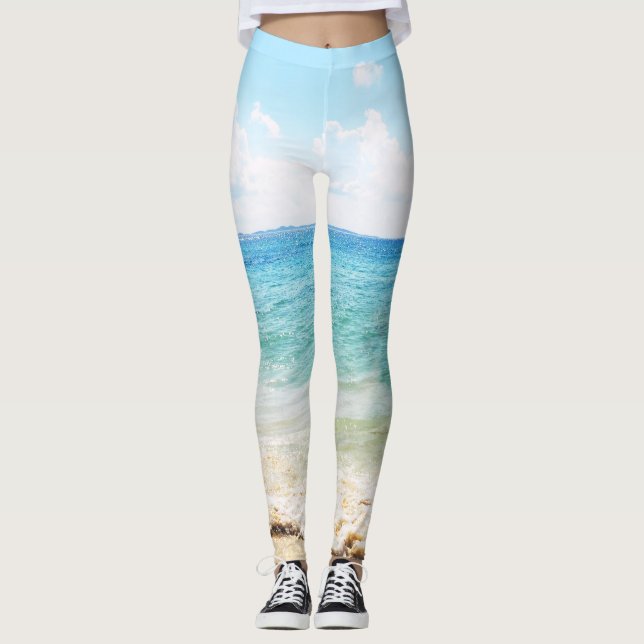 Leggings Guêtres de plage (Devant)