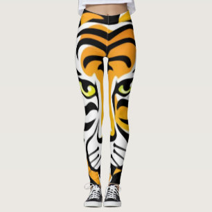 Leggings Guêtres de poster de animal de tigre de bande