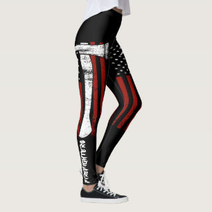 Leggings guêtres de sapeur-pompier de femmes
