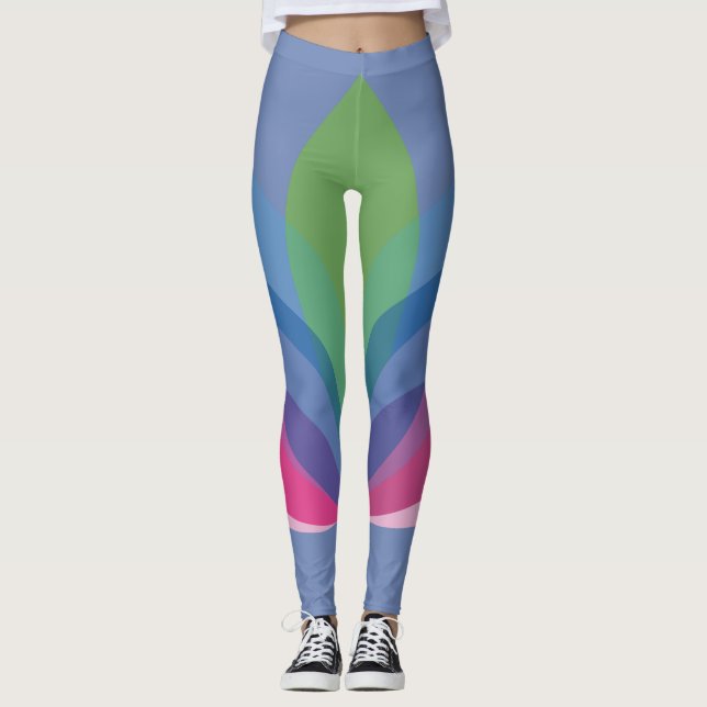 Leggings Guêtres de séance d'entraînement conçues par (Devant)