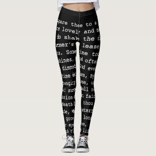 Leggings Guêtres de Shakespeare