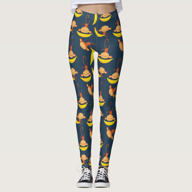 Leggings Guêtres de singe (Devant)