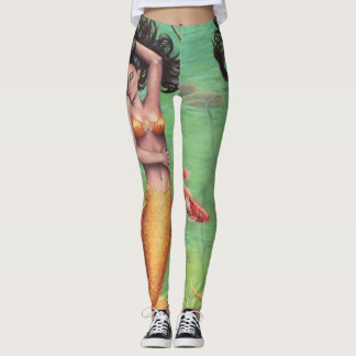 Leggings Guêtres de sirène de Koi partout