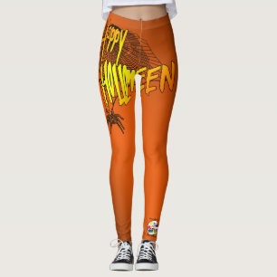 Leggings Guêtres de sorcière de citrouille de fantôme de