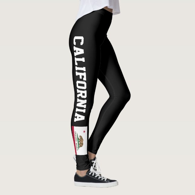 Leggings Guêtres de sport et de forme physique de drapeau (Droite)