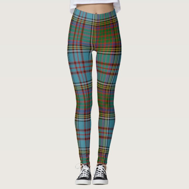Leggings Guêtres de tartan d'Anderson (Devant)