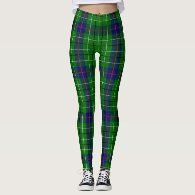 Leggings Guêtres de tartan de Duncan (Devant)