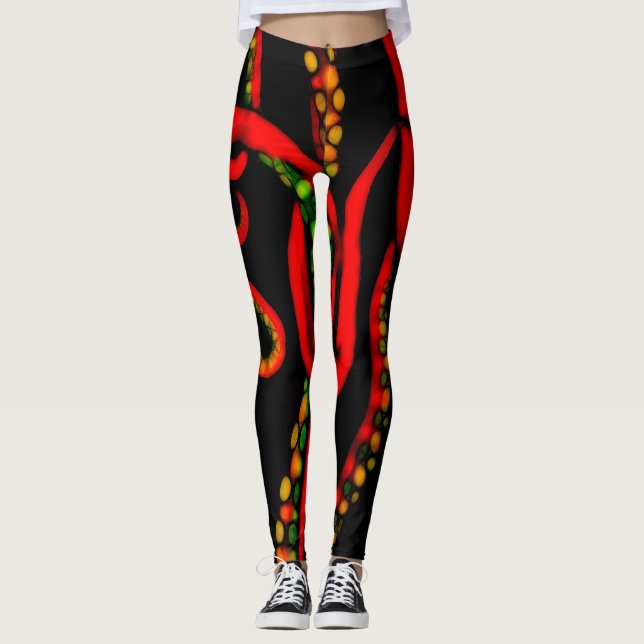 Leggings Guêtres de tentacule (Devant)