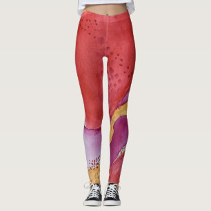 Leggings Guêtres de yoga d'écarlate de CALactive