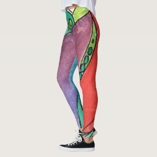 Leggings Guêtres de yoga d'iris de CALactive