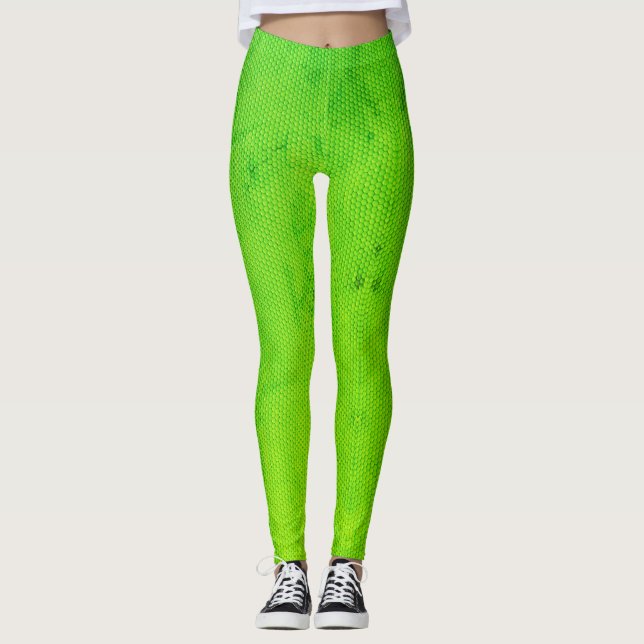 Leggings Guêtres d'iguane (Devant)