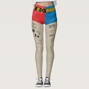 Leggings Guêtres du peloton Harley Quinn de suicide