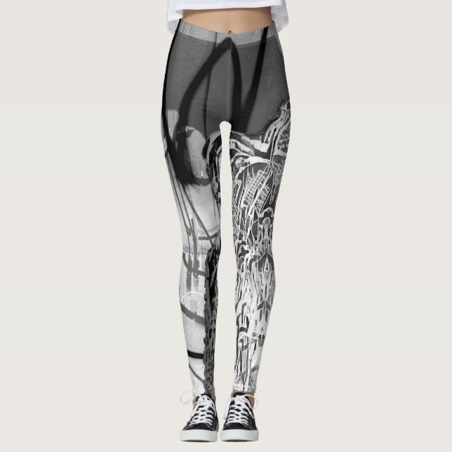 Leggings Guêtres faites sur commande de Graffik par (Devant)
