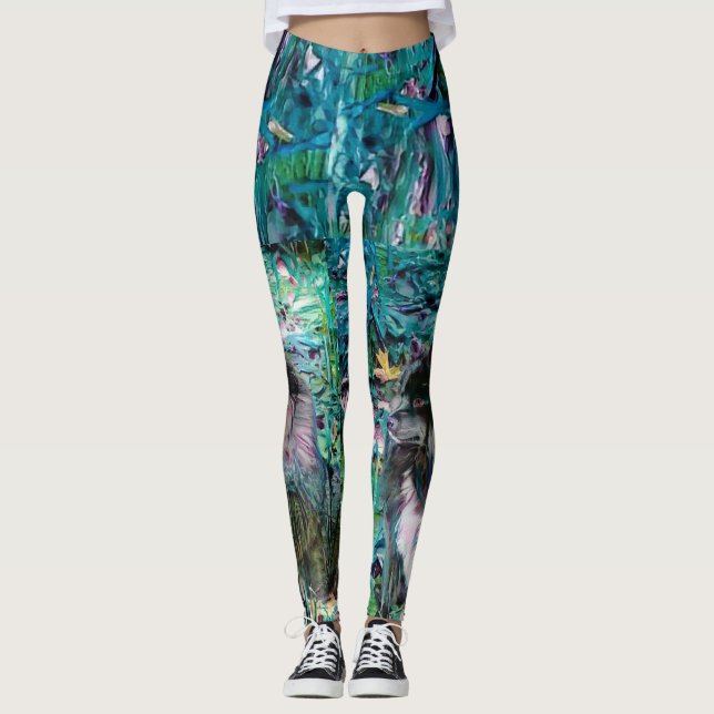 Leggings Guêtres finlandaises d'IHANA Lapphund Lappy (Devant)