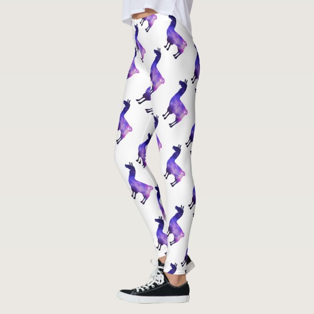 Leggings Guêtres galactiques de lama (Gauche)