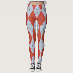 Leggings Guêtres géométriques à motifs de losanges de