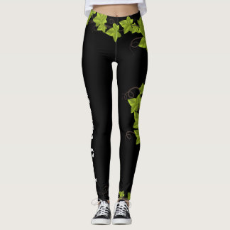 Leggings Guêtres gitanes de motif de lierre d'âme