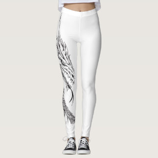 Leggings Guêtres graphiques de hip hop - dragon