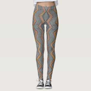 Leggings Guêtres grises tribales