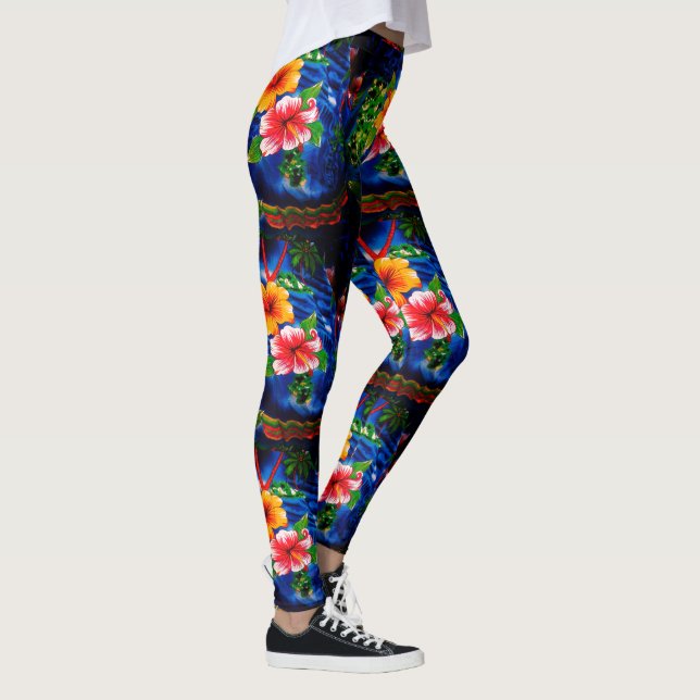 Leggings Guêtres hawaïennes (Droite)