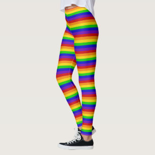 Leggings Guêtres heureuses lumineuses de mode d'arc-en-cie