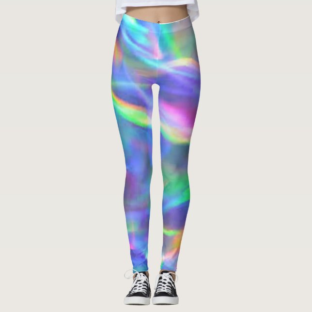 Leggings Guêtres iridescentes (Devant)