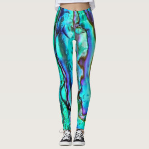 Leggings Guêtres iridescentes de pierre de la lune opale