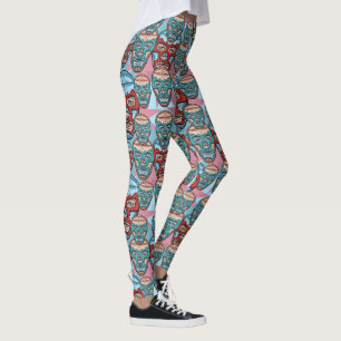 Leggings Guêtres mexicaines de Luchador de lutteur de Luch