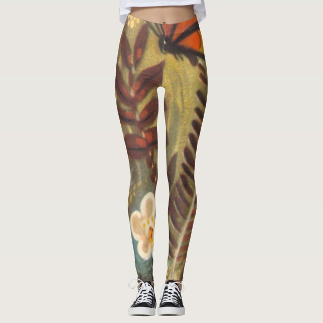Leggings Guêtres - Muinasjutt/conception détail de conte de (Devant)