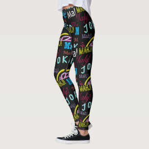 Leggings Guêtres noires de joker d'heure-milliampère Jong
