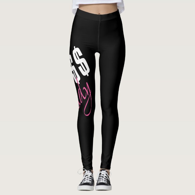 Leggings Guêtres noires "de Madame de patron" (Devant)