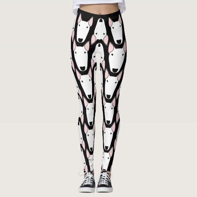 Leggings Guêtres noires d'embouteillage de despote (Devant)