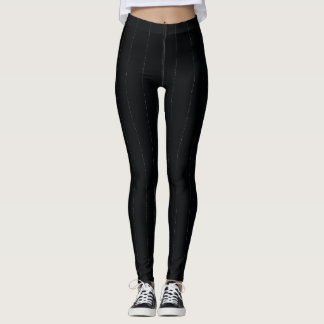 Leggings Guêtres noires et blanches de filet