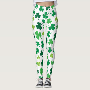Leggings Guêtres orientées de jour de St Patricks du