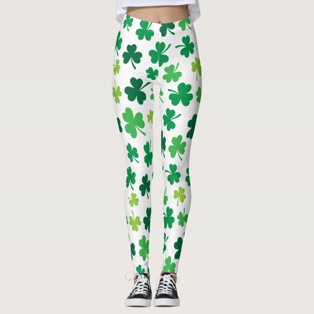 Leggings Guêtres orientées de jour de St Patricks du (Devant)