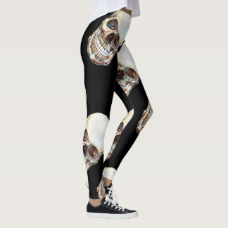 Leggings Guêtres PASSÉES PRÉOCCUPÉES - crâne
