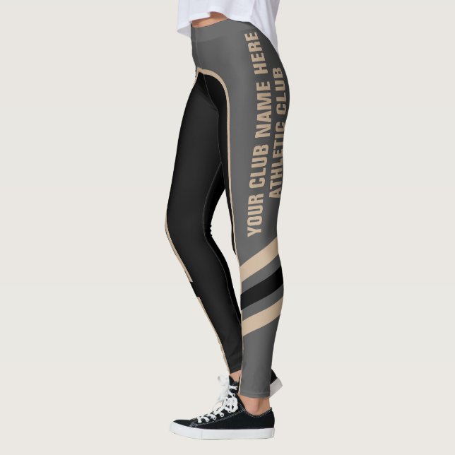 Leggings Guêtres personnalisables de club/équipe/événement (Gauche)