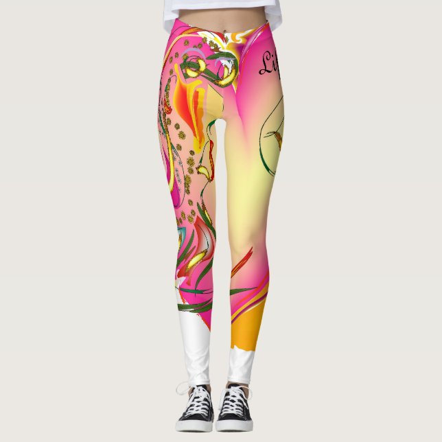 Leggings guêtres pour le yoga (Devant)
