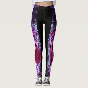 Leggings Guêtres psychédéliques de partie d'éloge de f