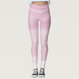 Leggings Guêtres rayées roses