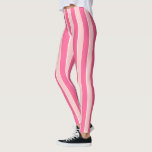 Leggings Guêtres rayées roses<br><div class="desc">Guêtres rayées roses.</div>