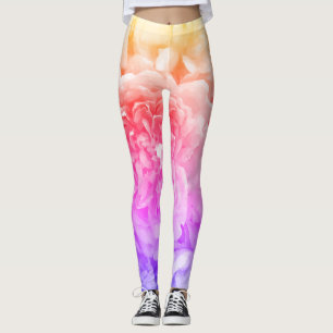 Leggings Guêtres roses multicolores