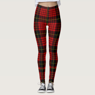 Leggings Guêtres rouges de tartan