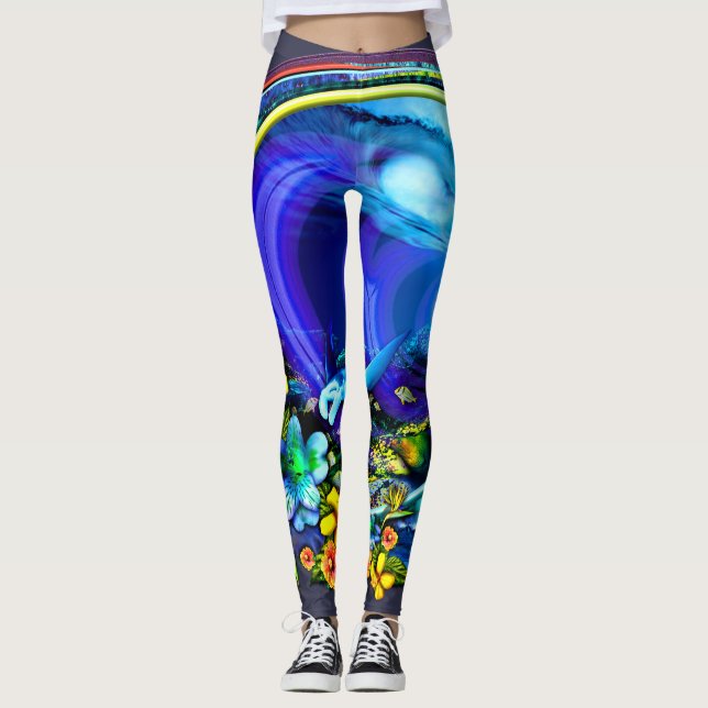 Leggings Guêtres secrètes de bonheur (Devant)