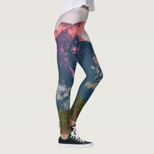 Leggings Guêtres simples de l'illustration   de paysage de