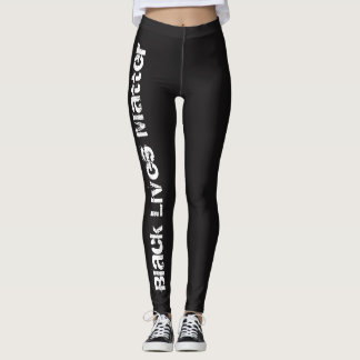 Leggings Guêtres simples de matière noire des vies
