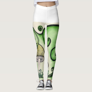 Leggings Guêtres tourbillonnantes de champignon