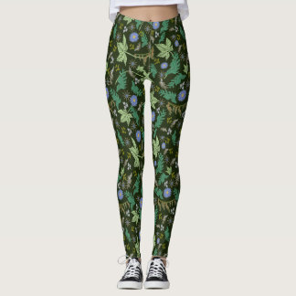 Leggings Guêtres vertes de Noël